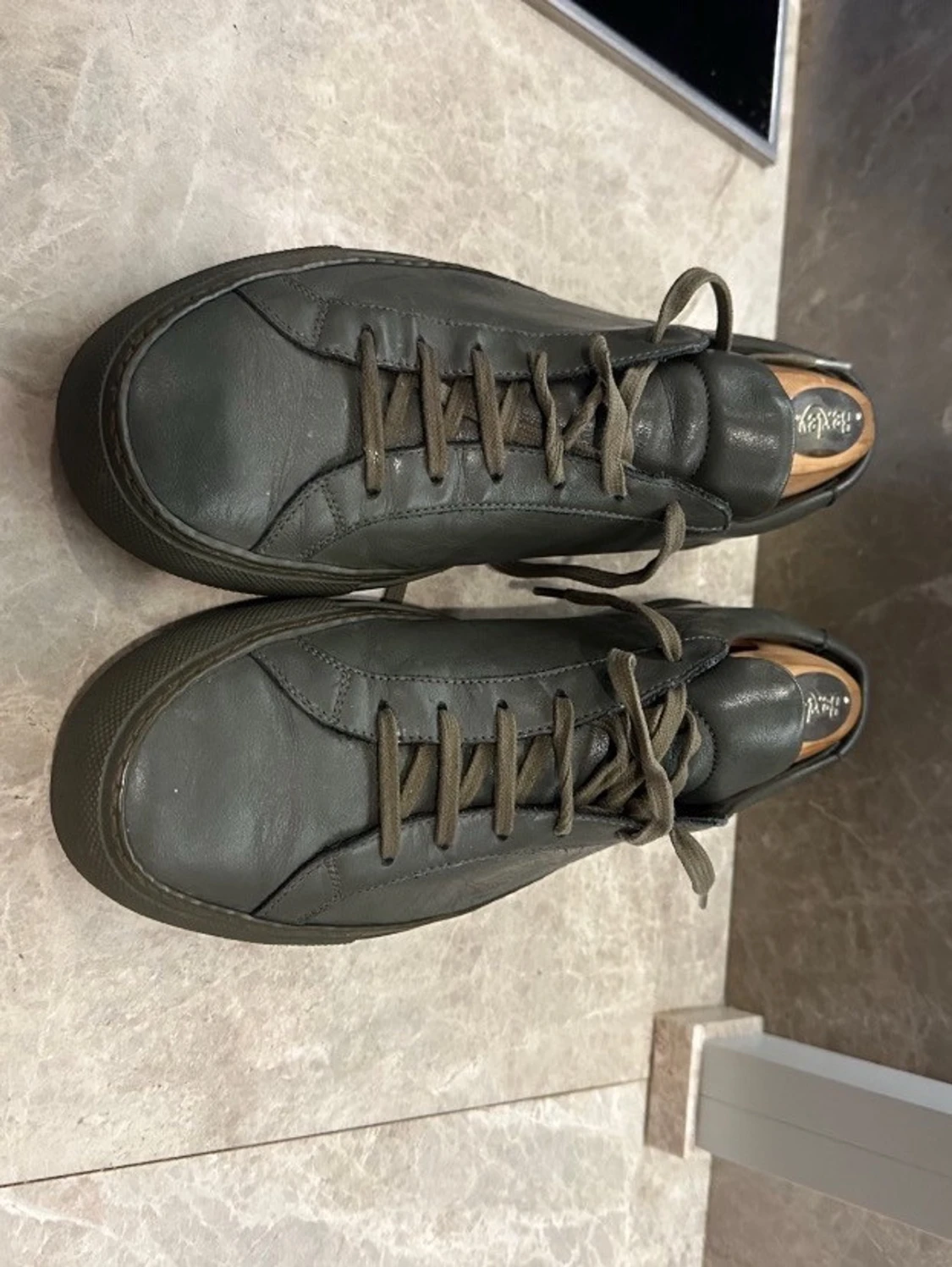 Mörkgröna Common Projects sneakers Storlek 40 - 4