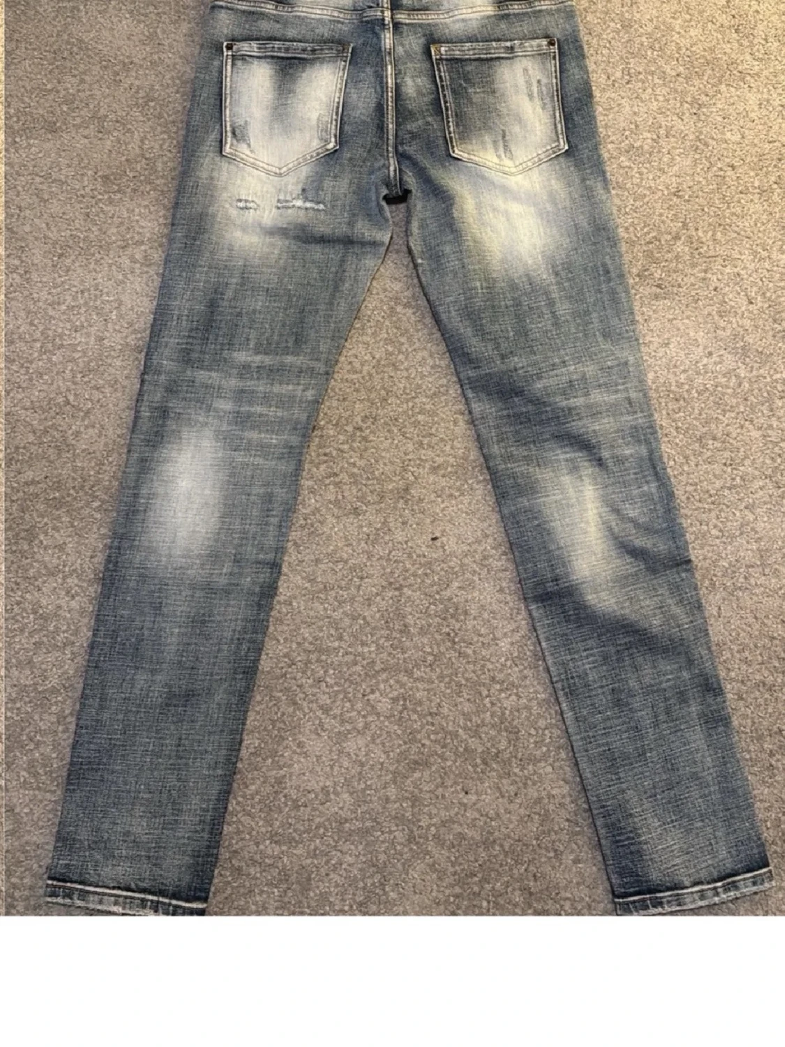Blå slitna jeans från Dsquared2 - 3
