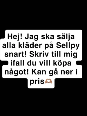 !!!! - Skynda att köpa innan jag skickar kläderna in till Sellpy 