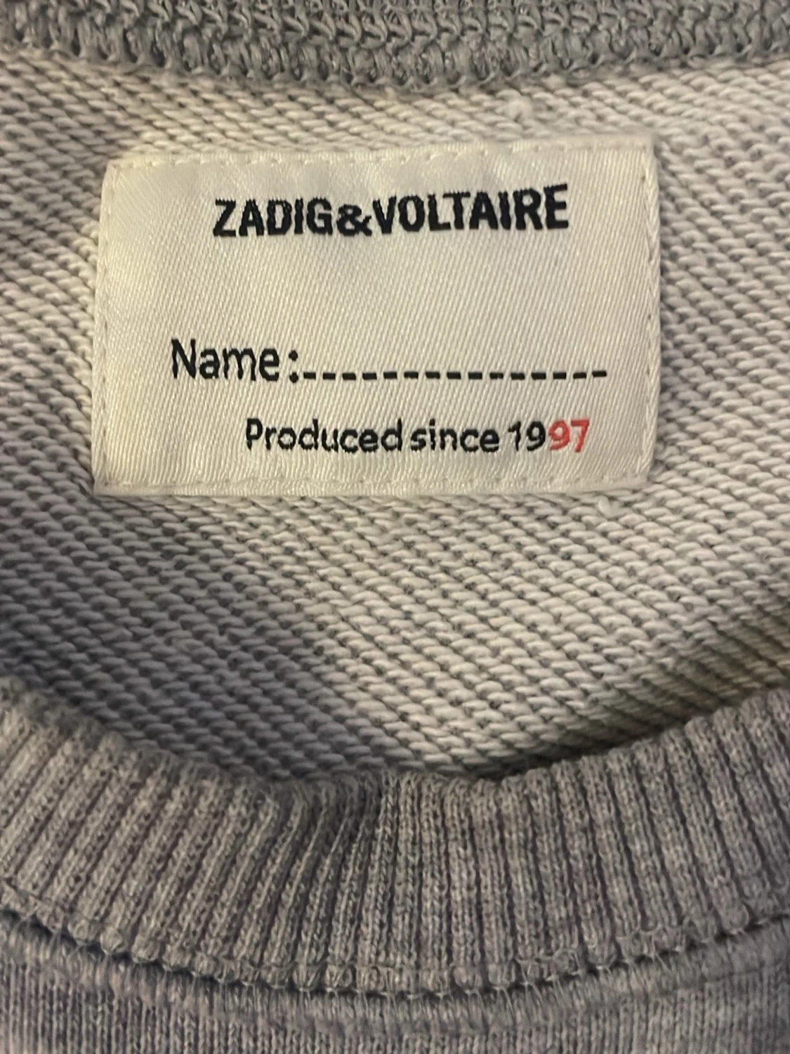 Grå sweatshirt Zadig & Voltaire - 4