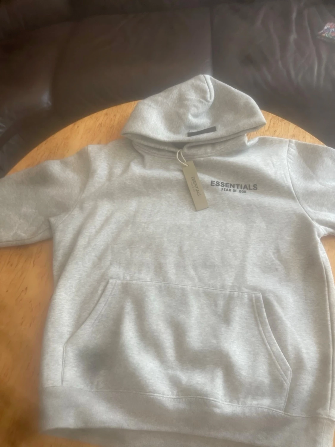Grå Essentials Fear of God hoodie - 6