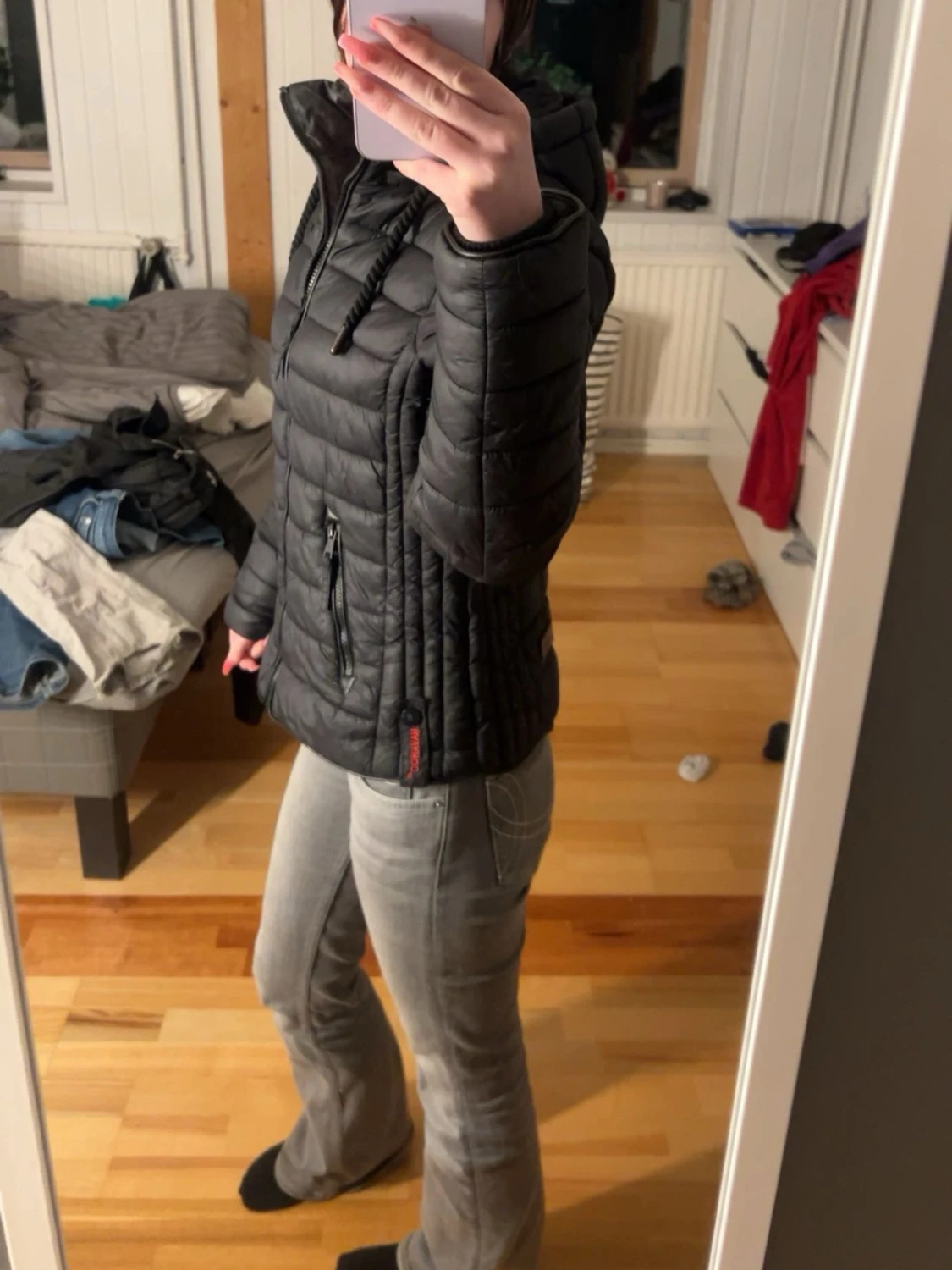 Svart pufferjacka från Navahoo - 2