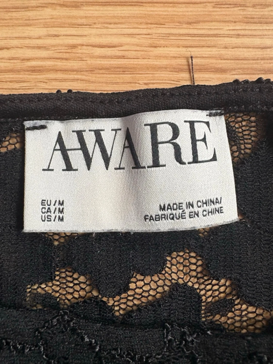 Svart spetsblus från AWARE - 1