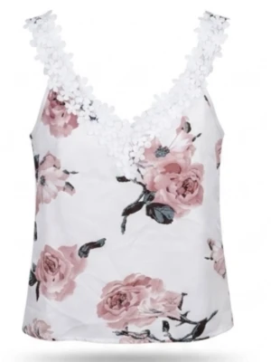 Ljust blommigt linne | Storlek S - 💕 30% bundlerabatt vid köp av minst två artiklar.                                                                       🌸 Ljust linne med virkade detaljer i v-ringningen. Ljus bas med ett vackert blommönster i toner av rosa, dusty rose och grönt.                                                               ✔️Märke: Shein                                                        📏 Storlek S.                               ⭐️ Fint använt skick. Hel och ren utan fläckar, hål eller andra synliga brister.