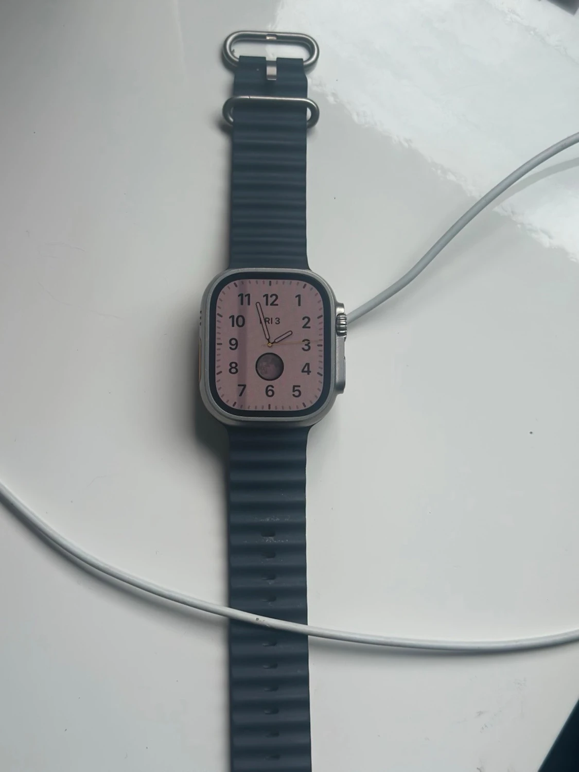 Smartklocka med svart silikonarmband - 6