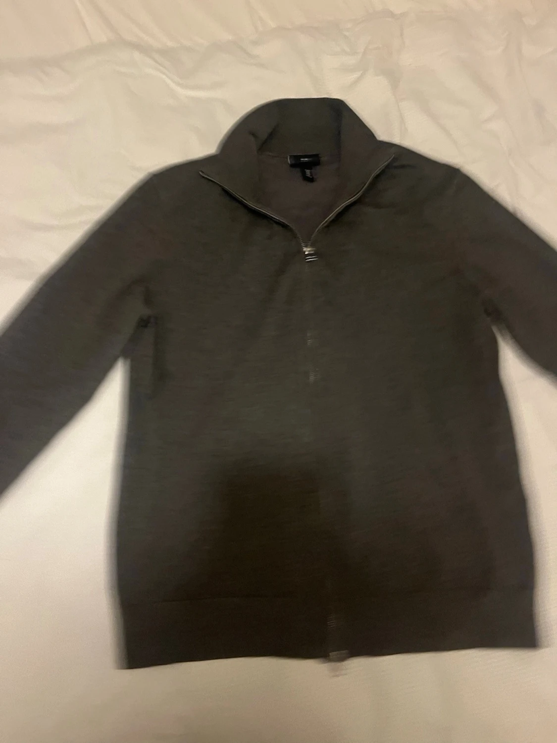 Mörkgrå ziptröja från H&M