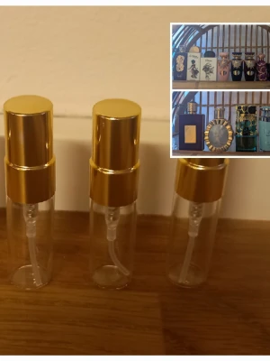 Lattafa splitpaket 💜 - 3 stycken 3 ml glasdekanter med spray ✨️Välj bland dessa dofter 🔅Angham🔅Ansaam gold 🔅Eclaire banoffe 🔅Qimmah🔅Arabian princess 🔅Haya🔅Emaan🔅Breeze🔅Habik🔅Victoria 🔅Nebras 