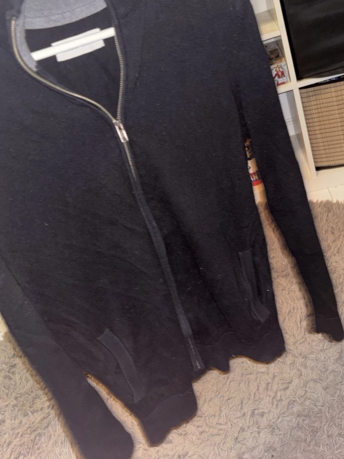 Svart ziptröja från Pier One - 1