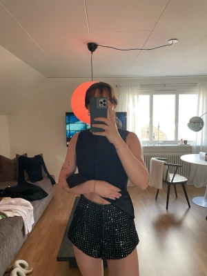 Glitter shorts - Mid waist