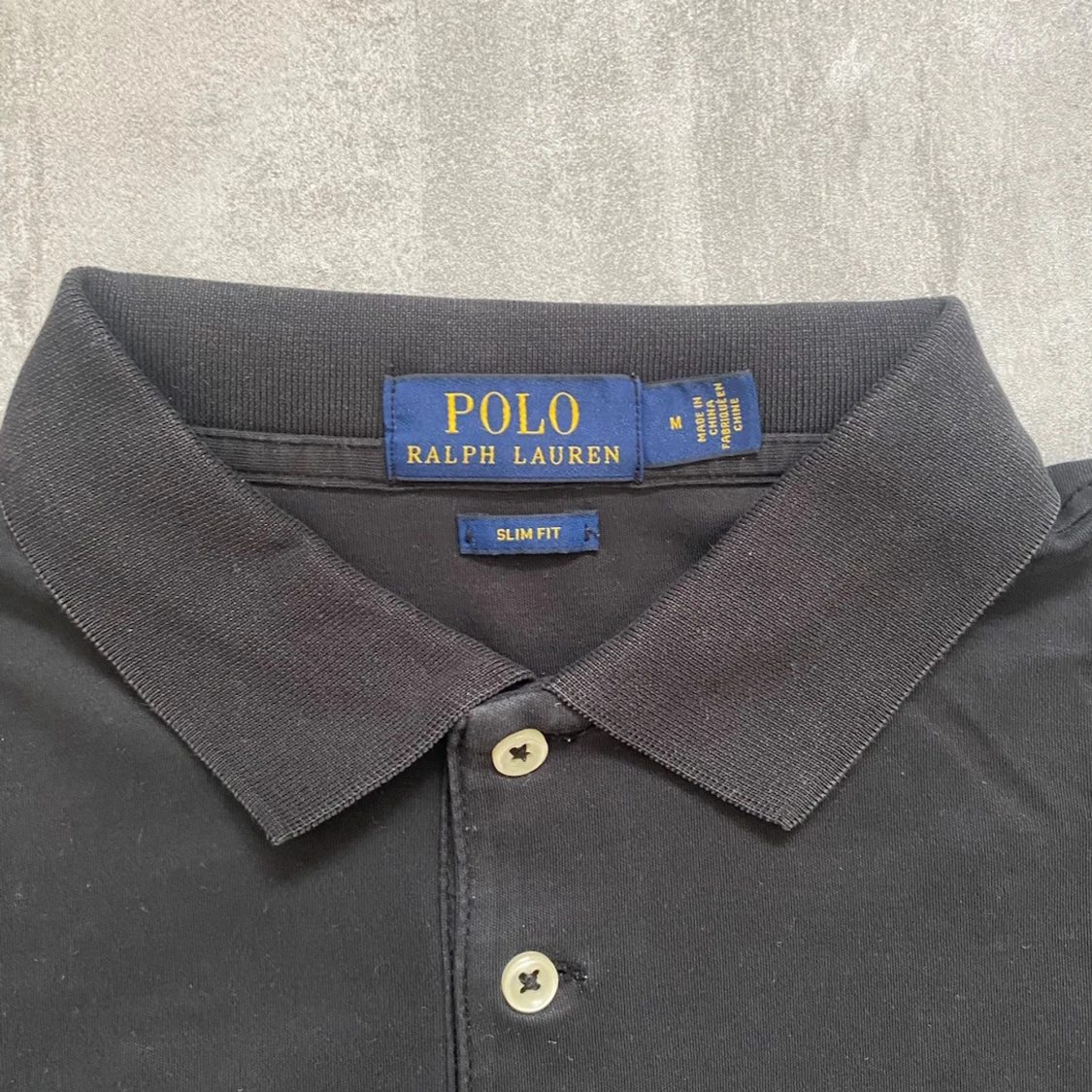 Svart Polo Ralph Lauren piké  - 2