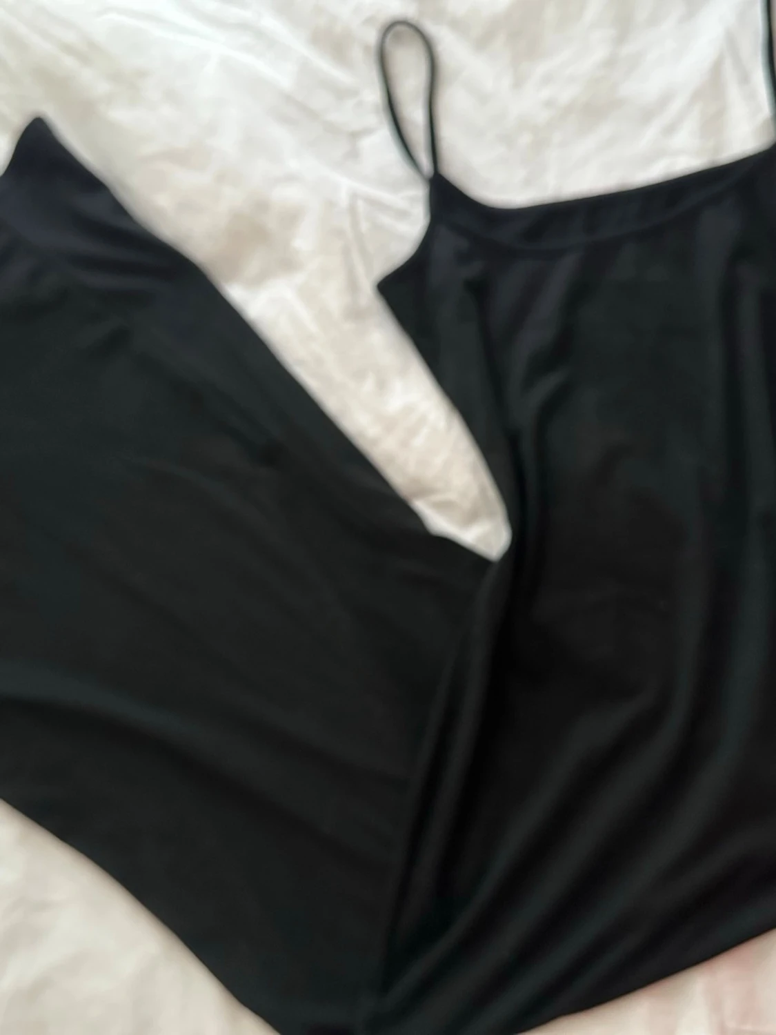 Svart lång slipklänning - 2