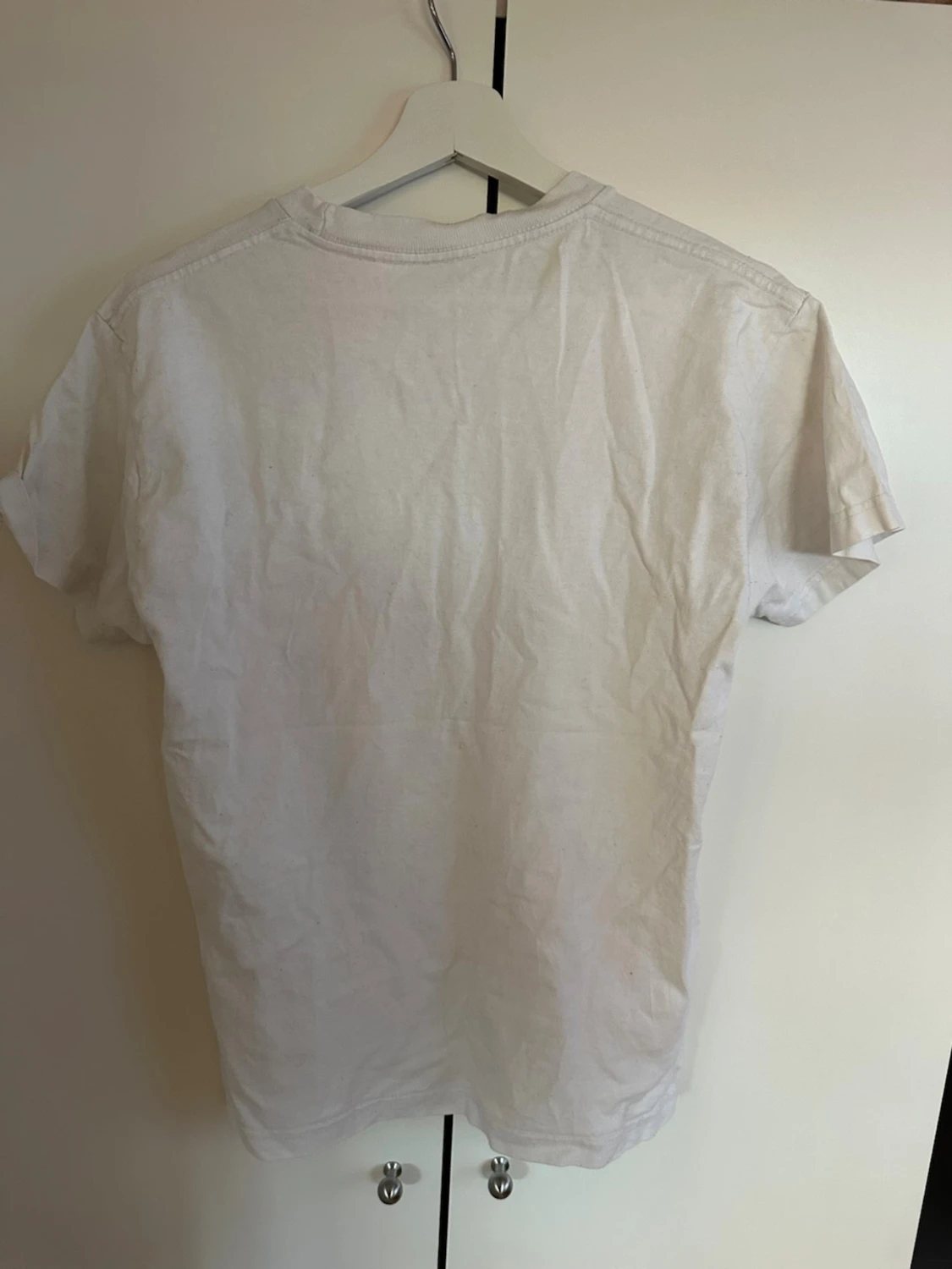 Vit Las Vegas t-shirt med tryck - 1