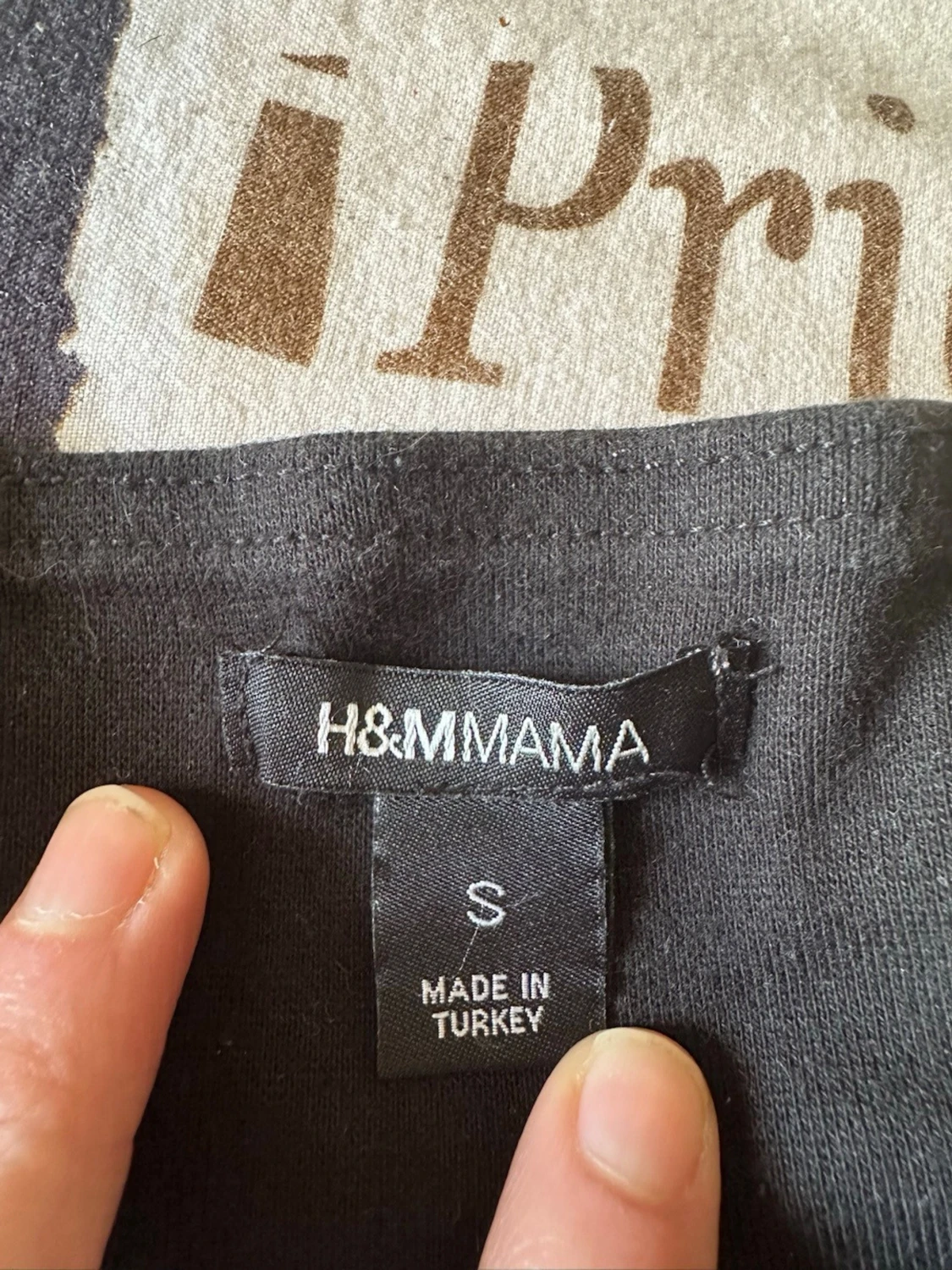 Svart volangkjol från H&M Mama - 1
