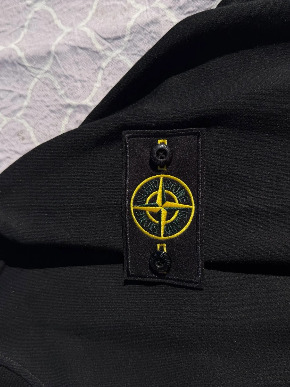 Stone island black sweater - 1