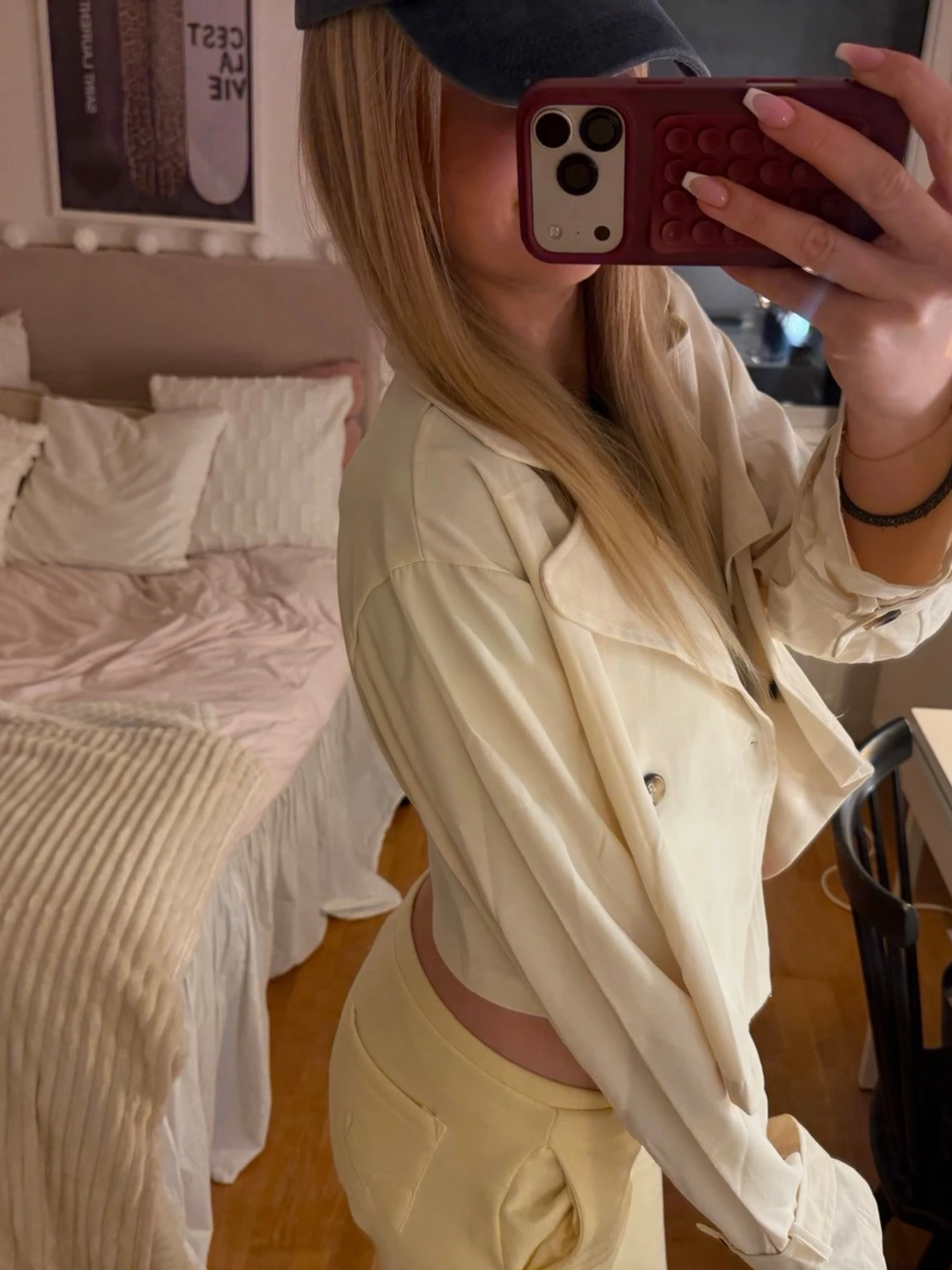  beige trenchcoat  - 2