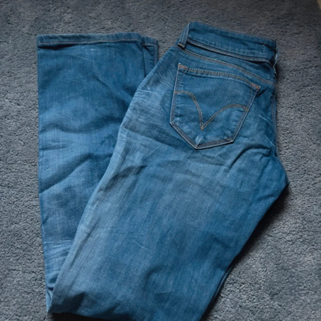 Lågmidjade, vintage, Levi's 470 Straight Fit jeans - 5