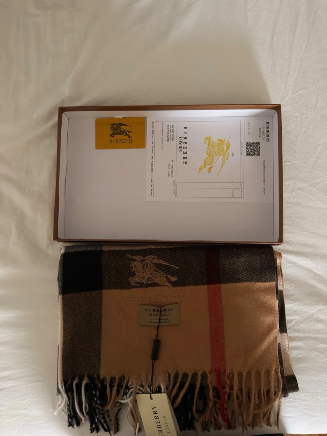 Rutig halsduk från Burberry - 1