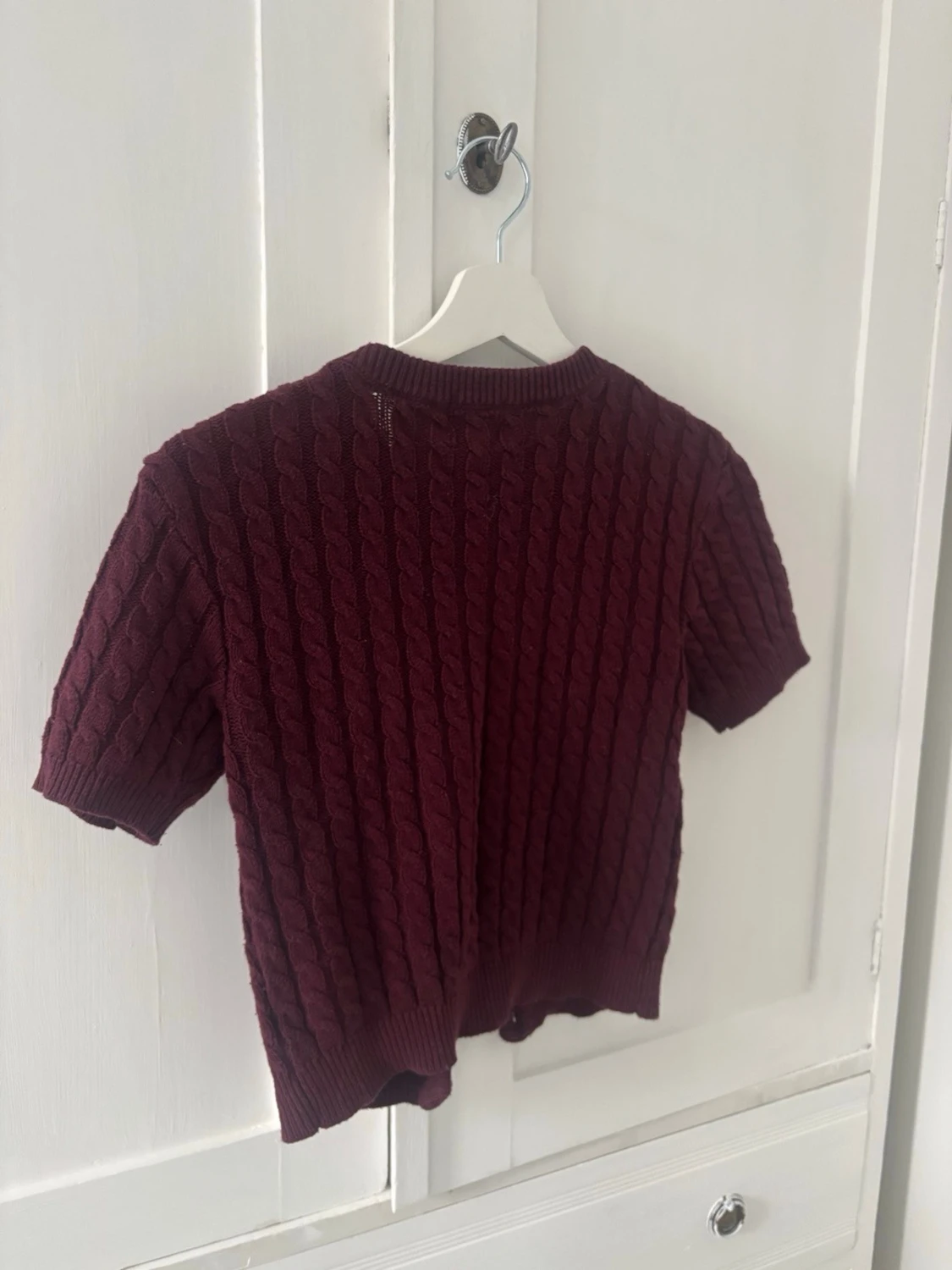 Vinröd kofta H&M - 3