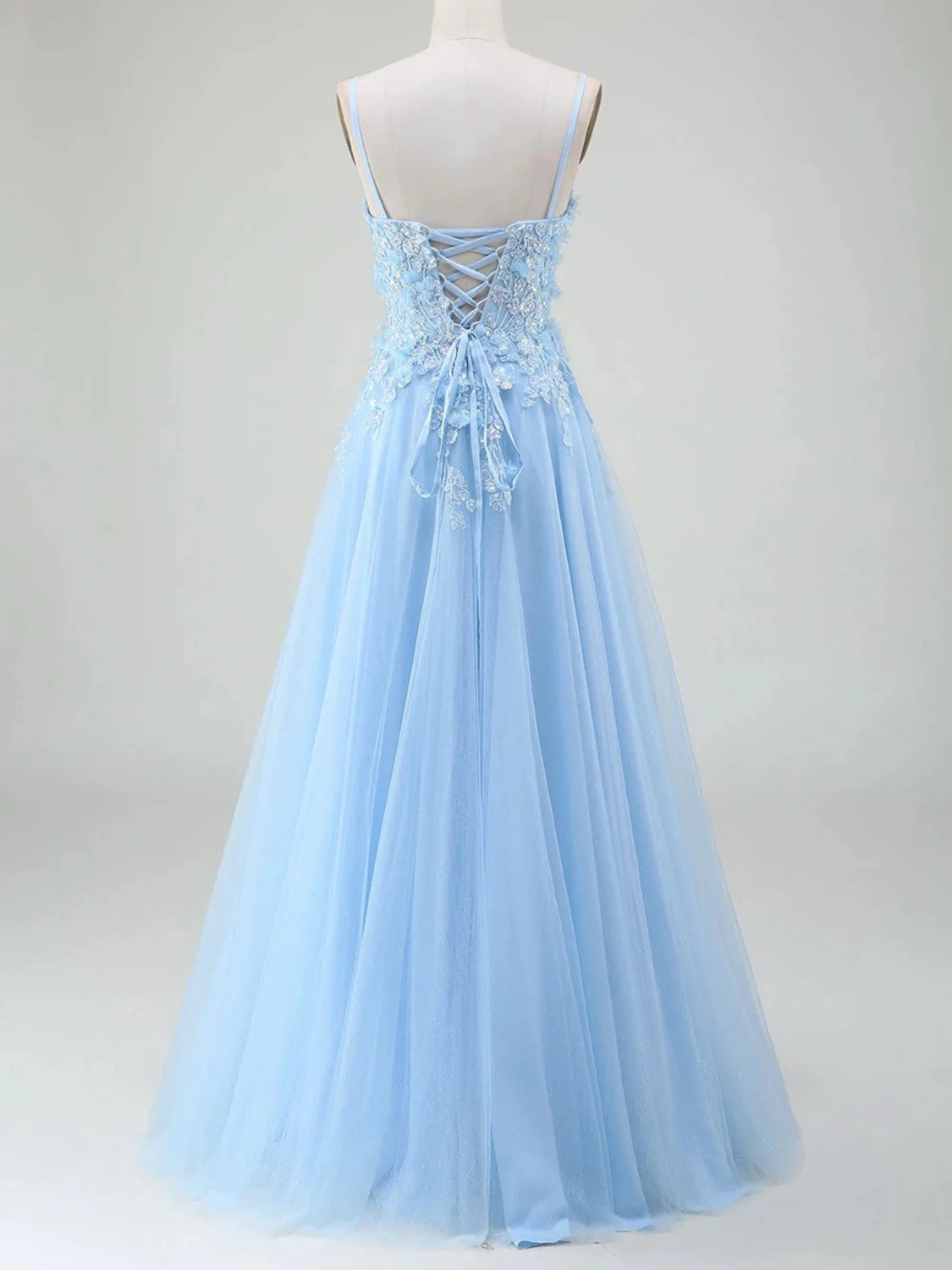 Ljusblå balklänning - 1