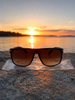 Bruna solglasögon - Säljer ett par riktigt snygga bruna solglasögon som är perfekta nu till sommaren 💯💫 Liknar väldigt mycket Ray-Ban Bofriend solglasögon men till ett mycket billigare pris 🔥Pris diskuteras vid snabb affär !