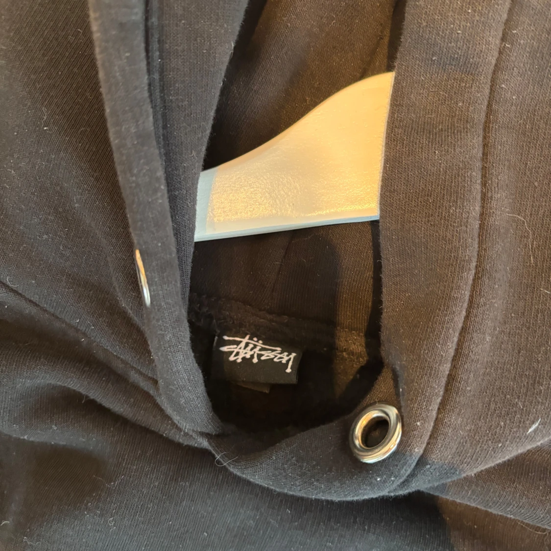 Svart Stüssy hoodie med tryck - 2
