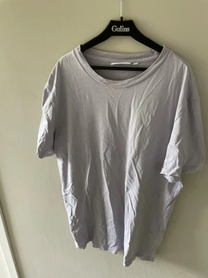 Ljuslila oversized t-shirt - Enkel och stilren ljuslila t-shirt med rund hals och avslappnad passform. T-shirten är kortärmad och tillverkad i mjuk bomull, perfekt för en chill och bekväm look.