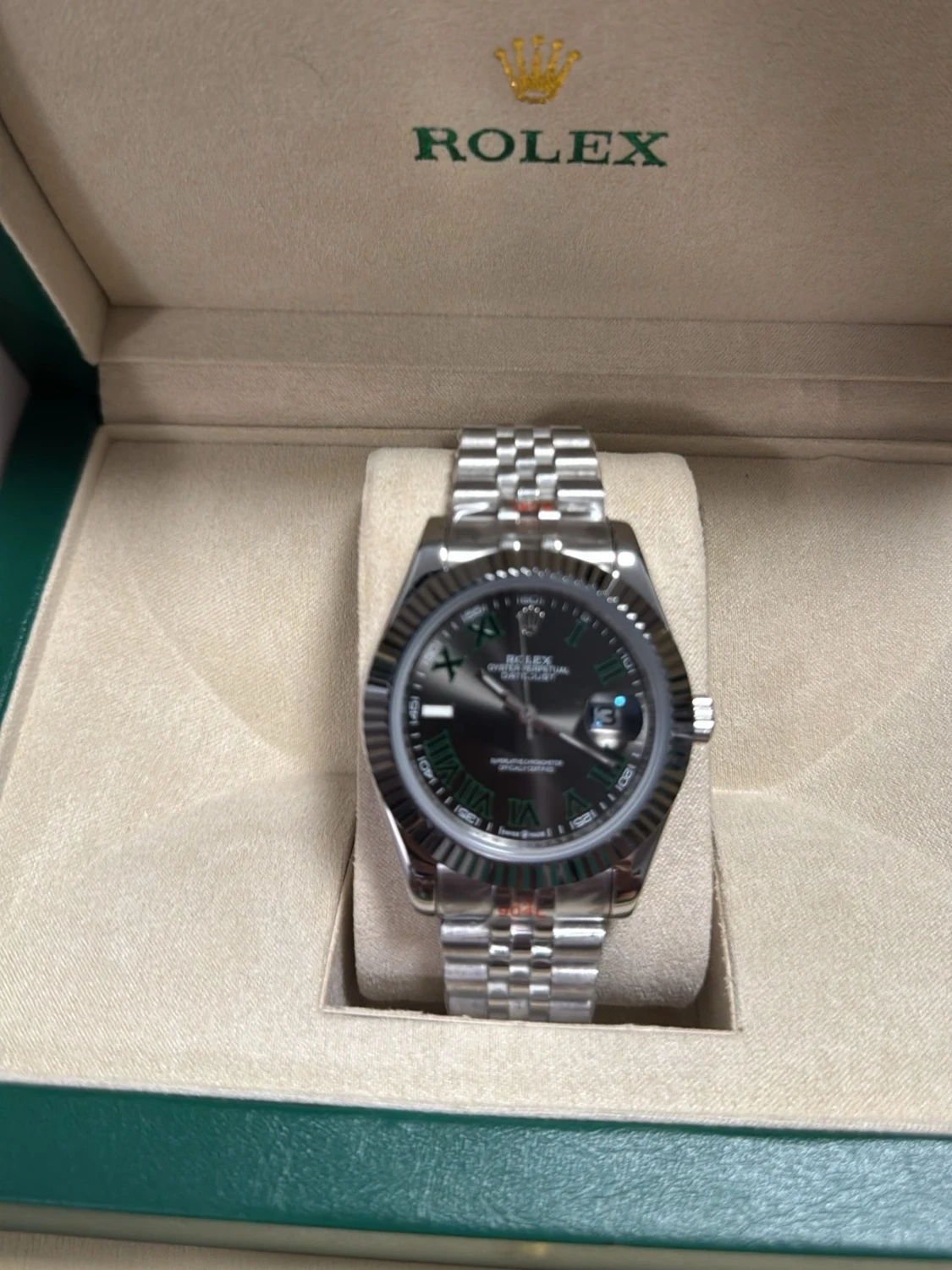 Rolx Role Wimbledon Datejust Topp, Automatisk - 6