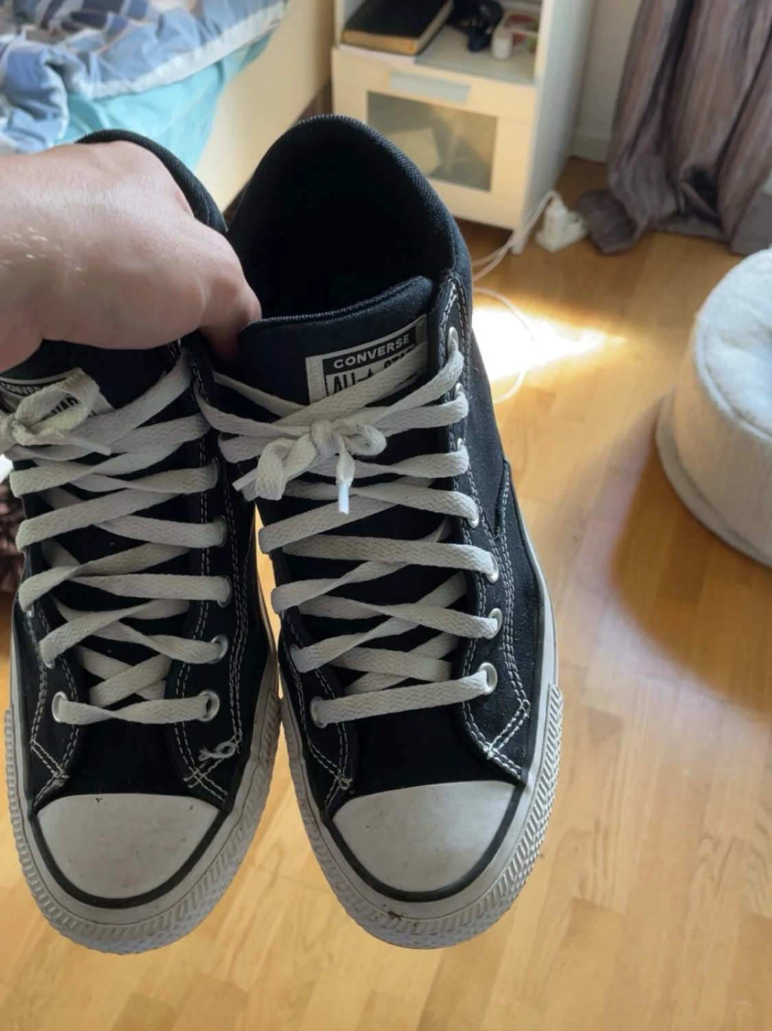 Svarta Converse All Star Highs - 1
