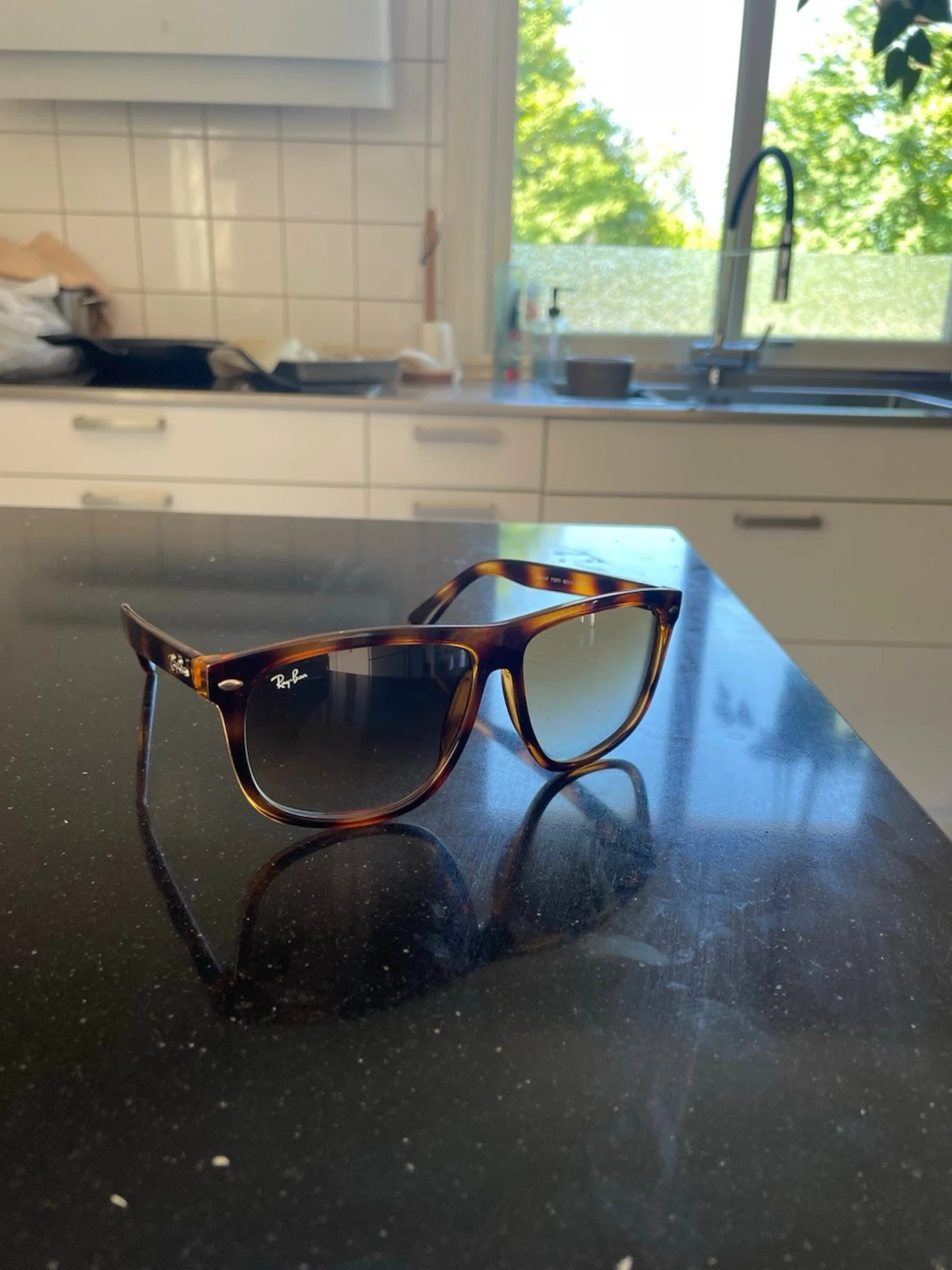 Rayban boyfriends med sköldpaddsmönster - 1