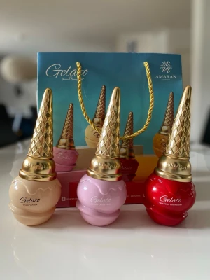 Gelato Amaran Parfums - Säljer splittar på tre ml av dessa godingar!😋👌 Skriv vilken du vill testa, en eller alla tre!😍Glasflaska 3ml / 60kr, postar med bubbelkuvert💌