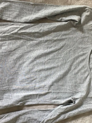 Grå basic långärmad tajt tröja - Köpt på lager 157. Bra skick.