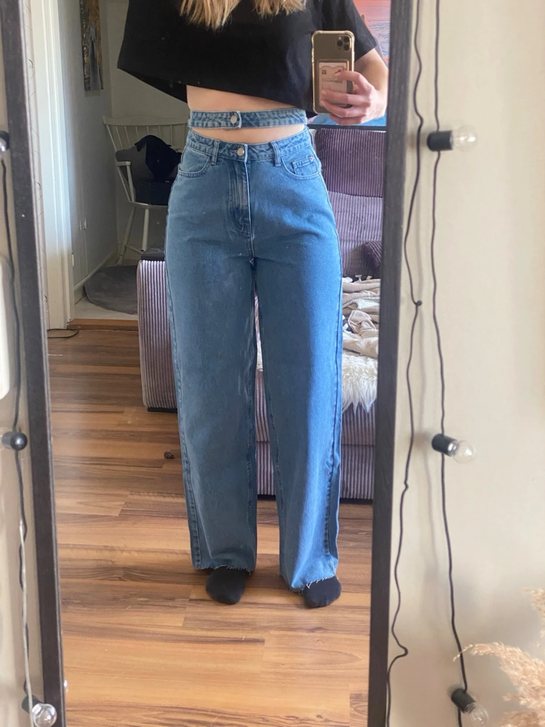 Blå jeans från missguided