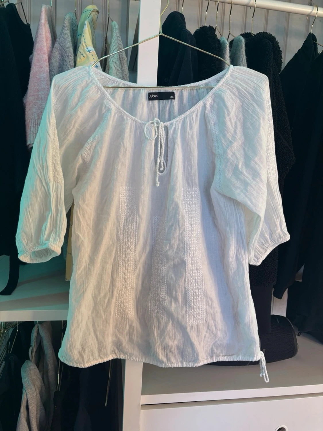 Vit sommarblus - 3
