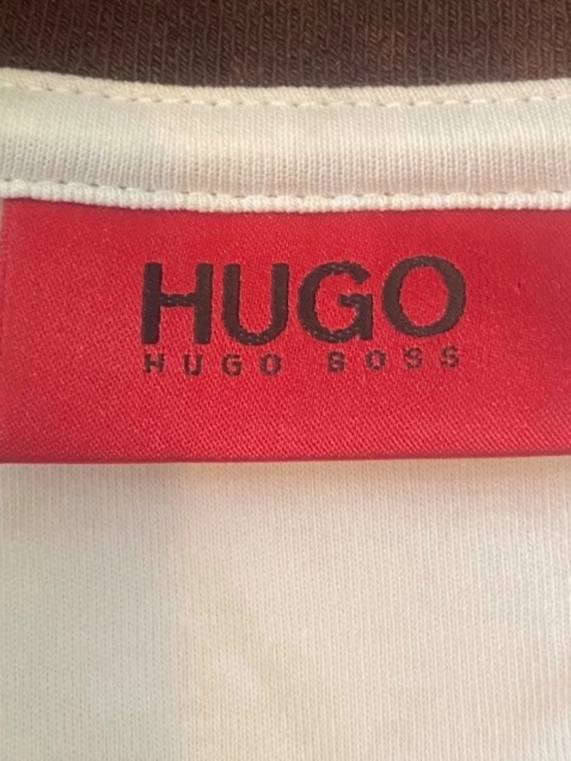 Hugo Boss Vit långärmad tröja med dragkedja - 2