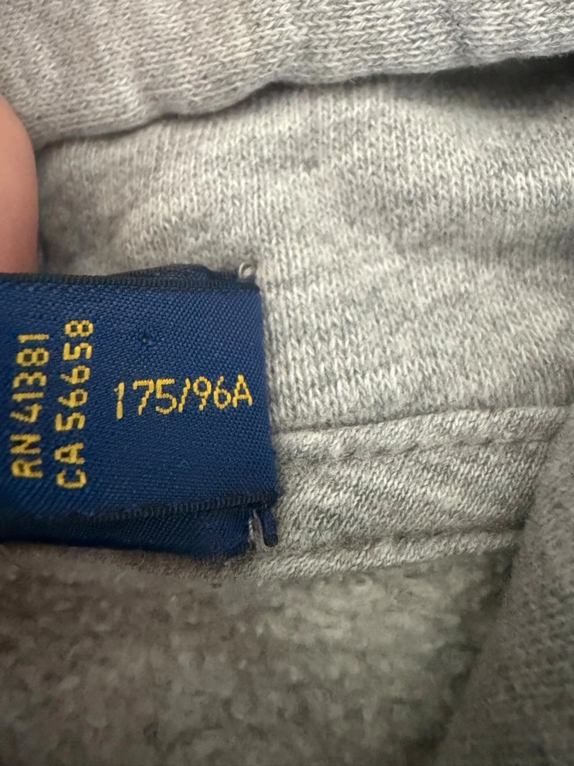 Ljusgrå Polo Ralph Lauren Hoodie Big Pony - 3
