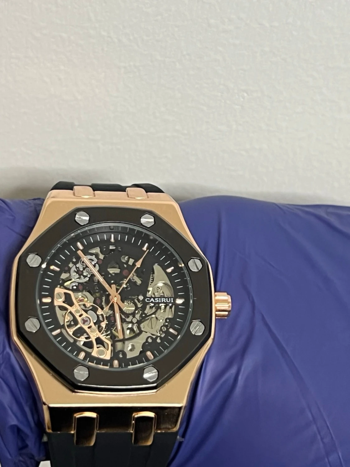 Svart och guld klocka från Casiru - 5