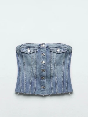 Jeans topp Zara - Seljer jeans topp, använd få gånger.