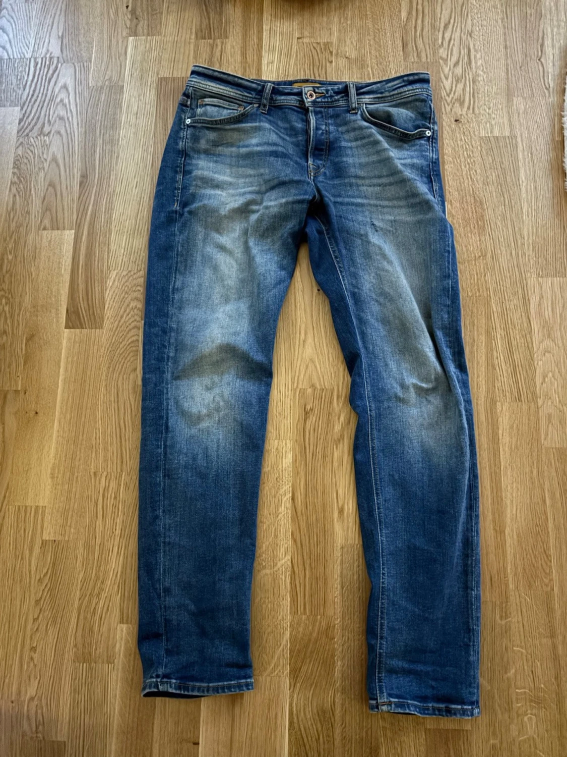 Blå raka jeans, Jack & Jones  - 1