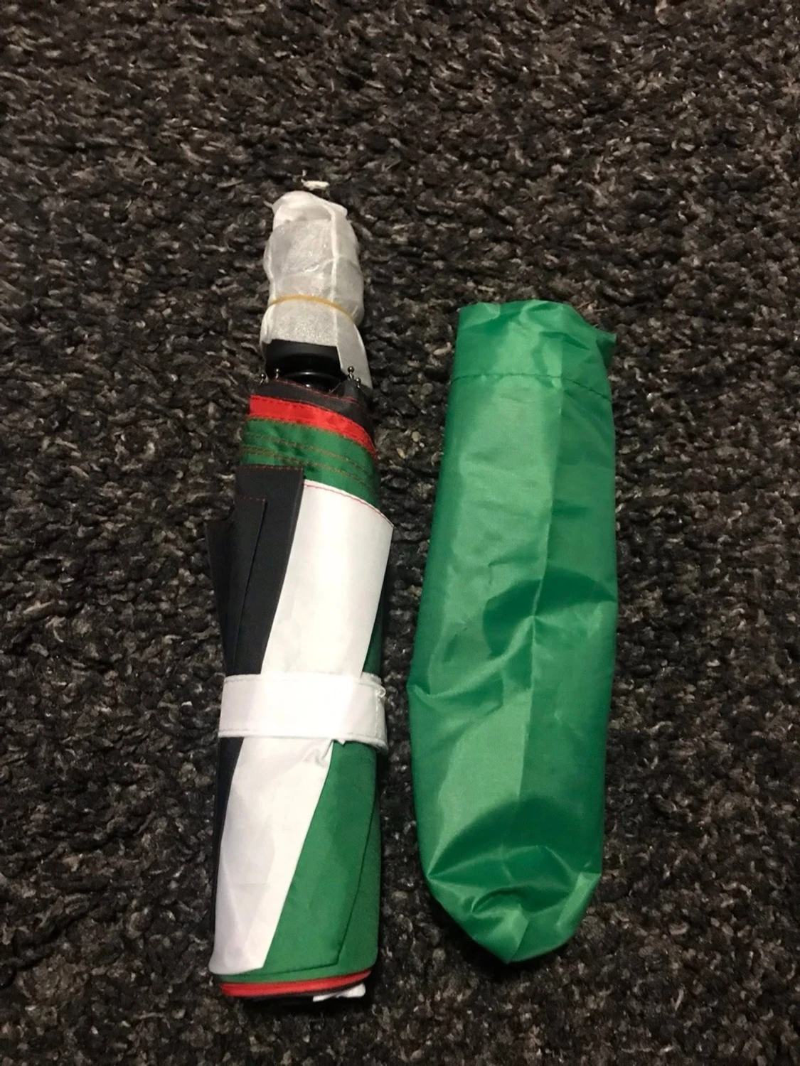 Paraply med Palestinas flagga/ ny förpackning  - 1