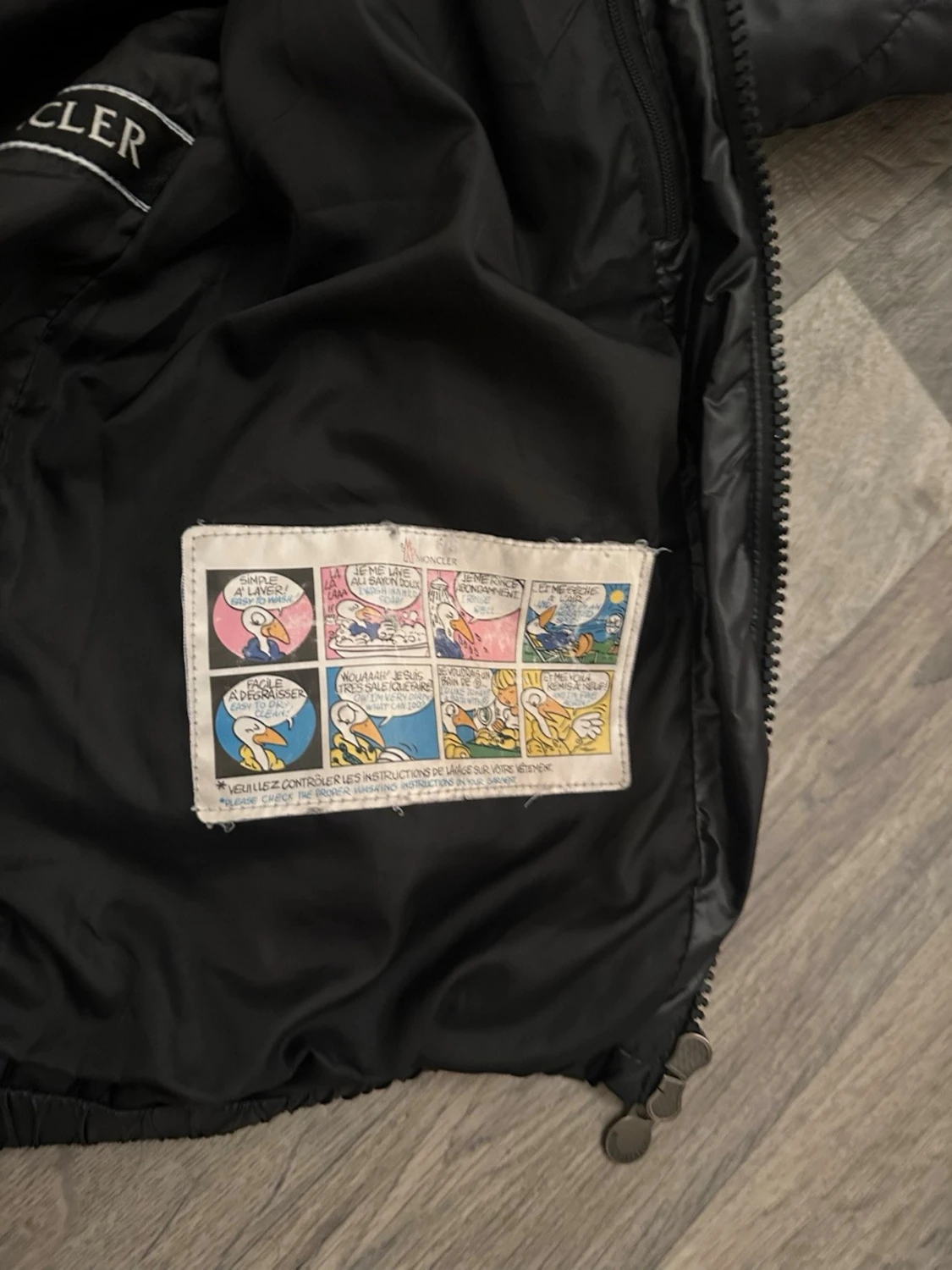 Moncler jacka herr svart polyamid storlek 50 - 3