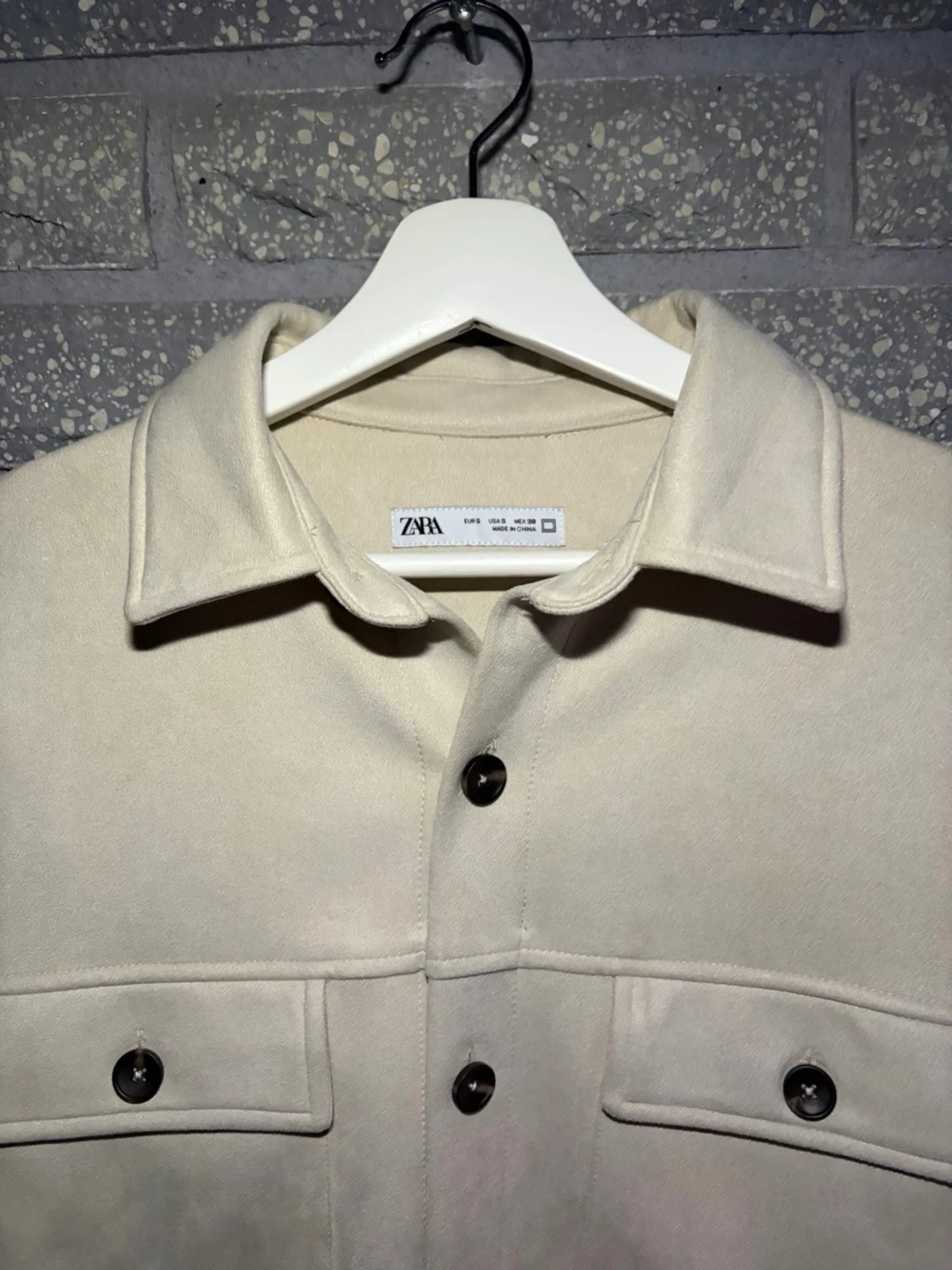 Beige overshirt från Zara - 1