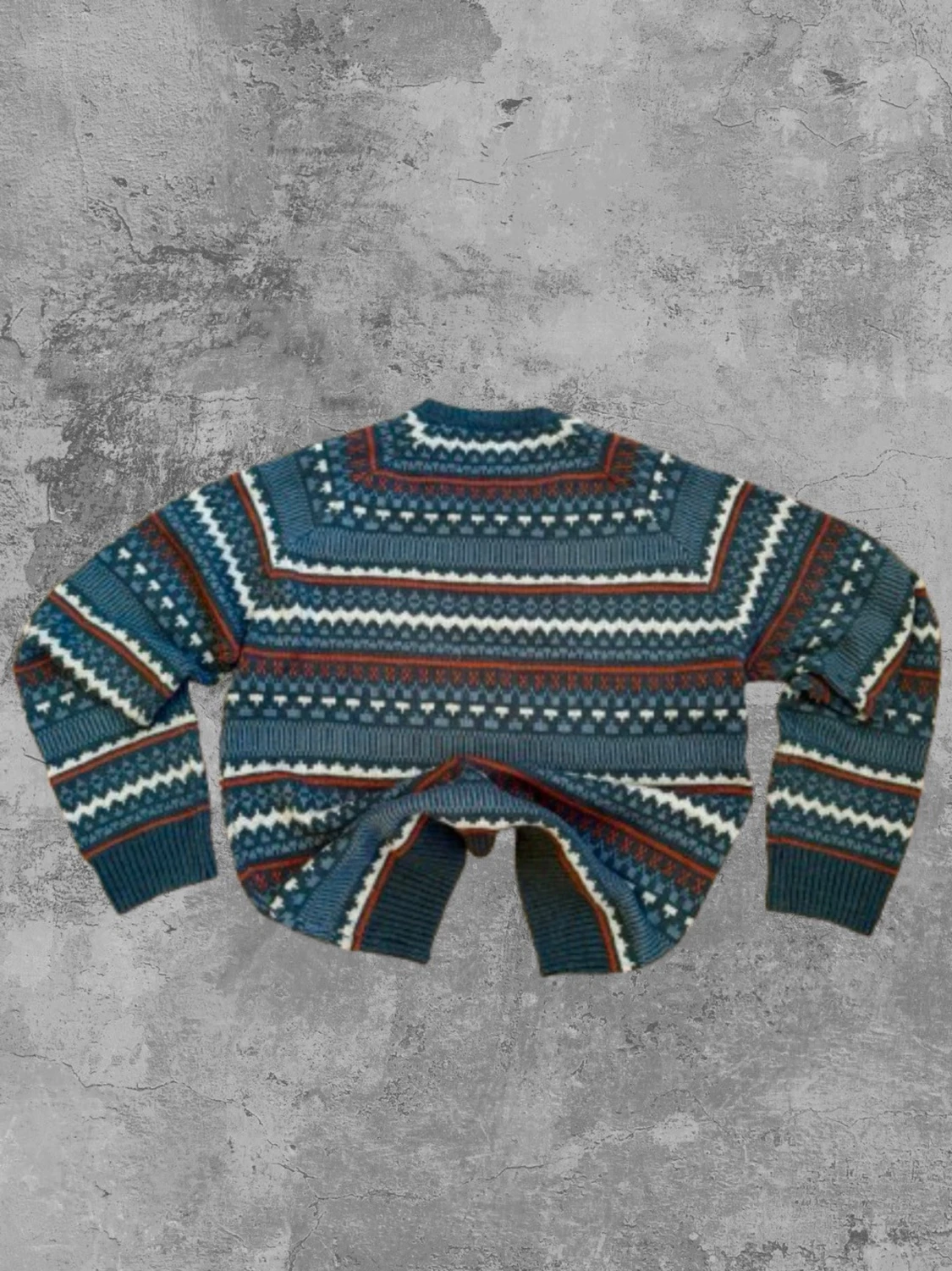 Vintage Stickad Tjocktröja Pull & Bear - 1