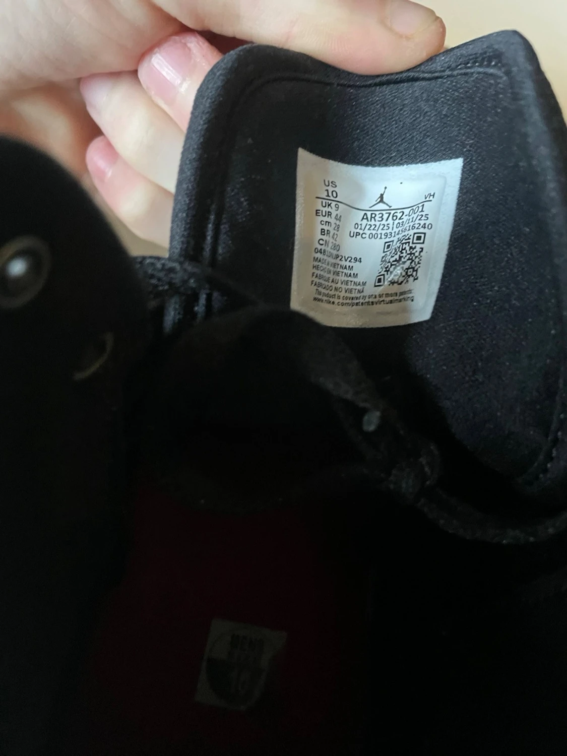 Svarta Jumpman sneakers high - 4