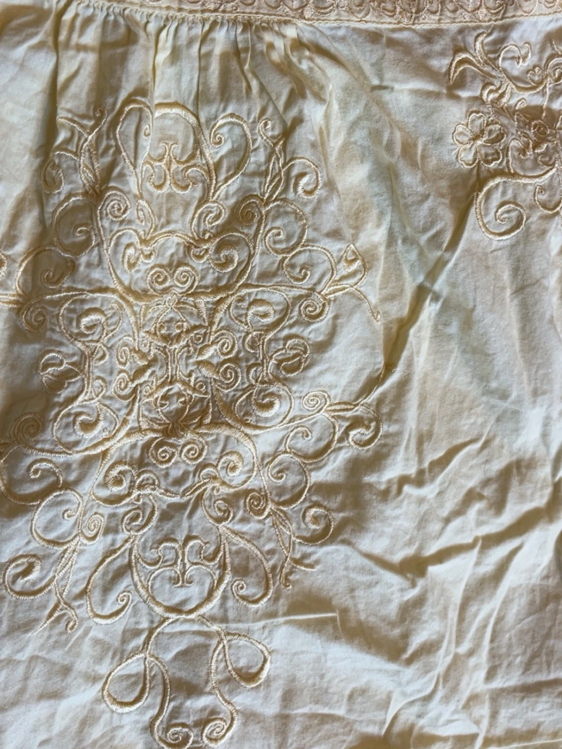 Vintage gul peplum topp  - 6