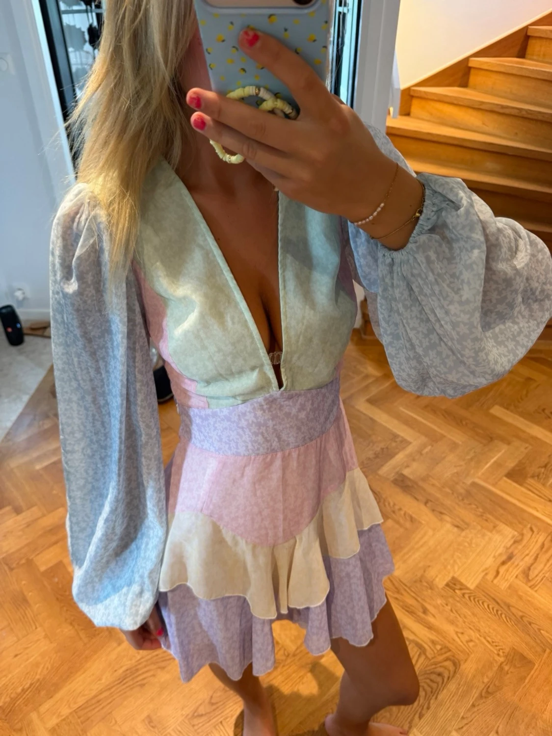 Blommig klänning  - 3