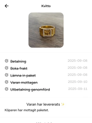 Tack för ditt köp! - Tack för ditt köp! Samma ring återfinns i sortimentet, begränsat antal kvar! 