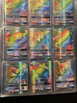 Pokémon GX samlarkort. - Säljer nio Pokémon GX samlarkort. 900 kr för alla kort men priset för ett kort kan diskuteras.