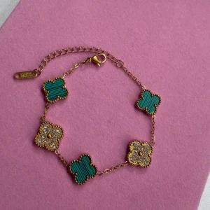 13mm klöverarmband  - Rostfritt stål 