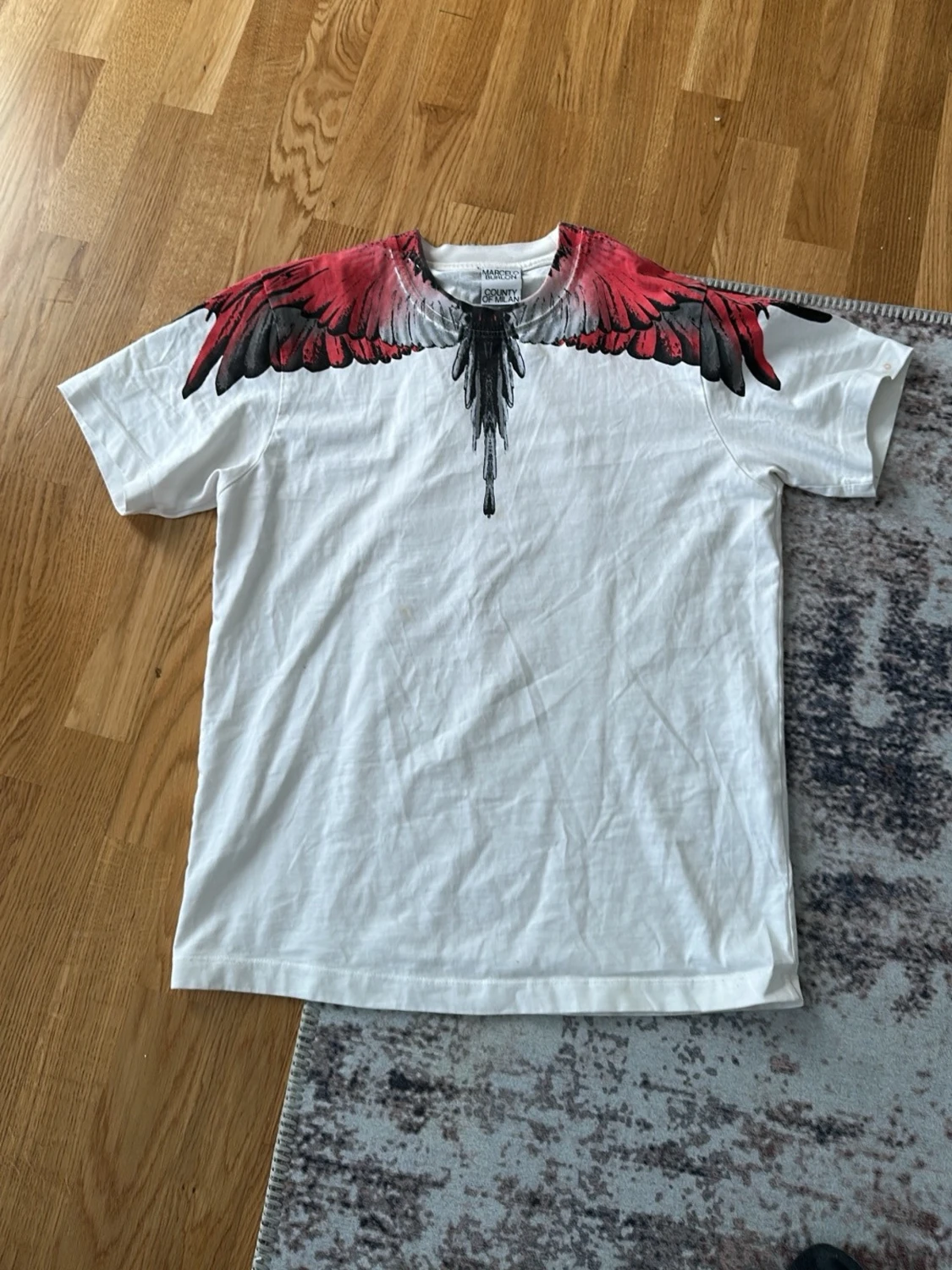 Marcelo Burlon vit t-shirt med tryck - 1