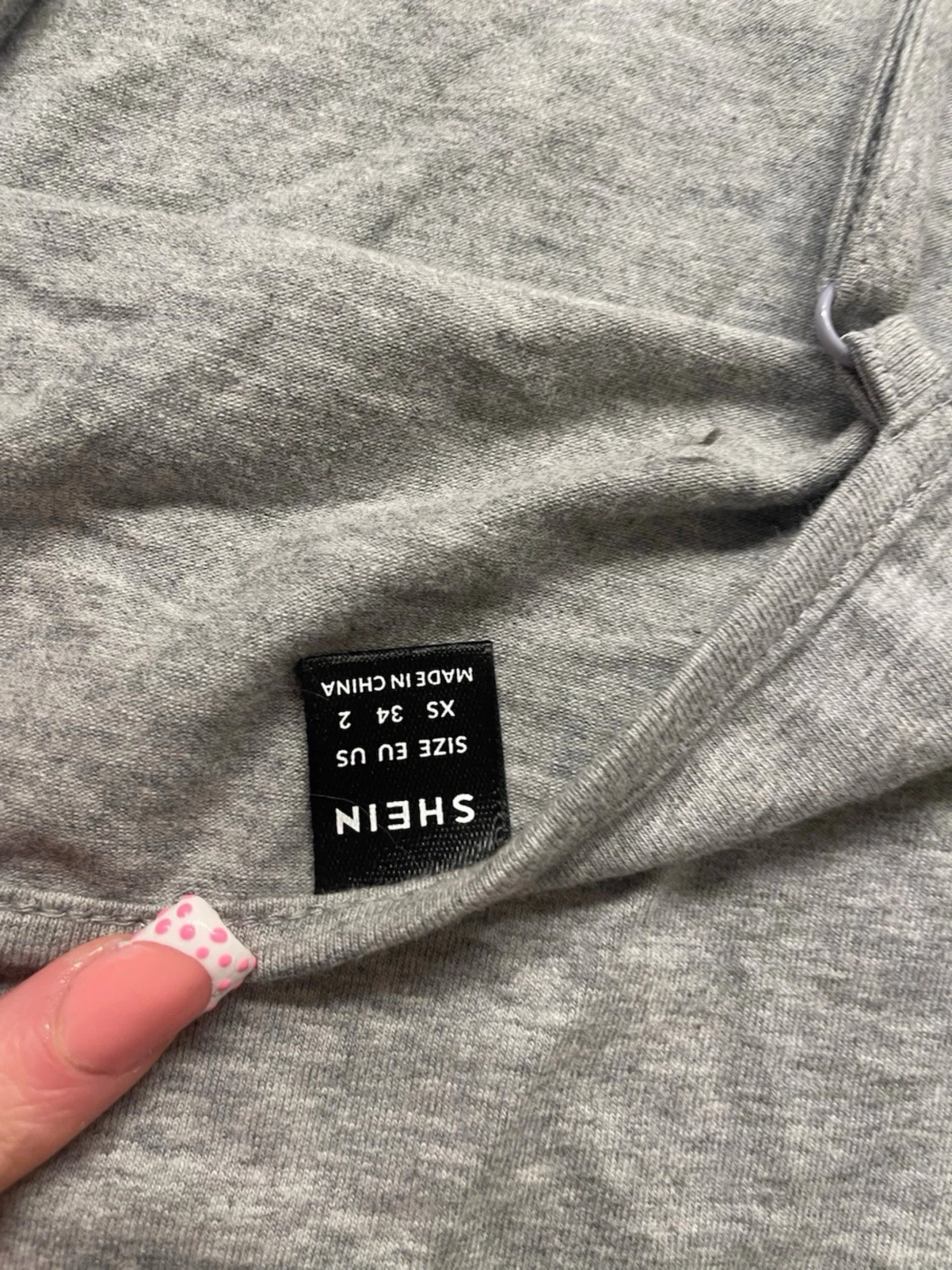 Ljusgrå enkel linnetopp - 2